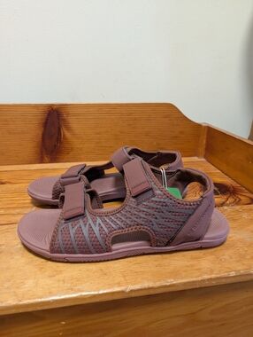 Healthy Freedom Sandals Adjustable Comfort Maroon Women 9.5 NWT